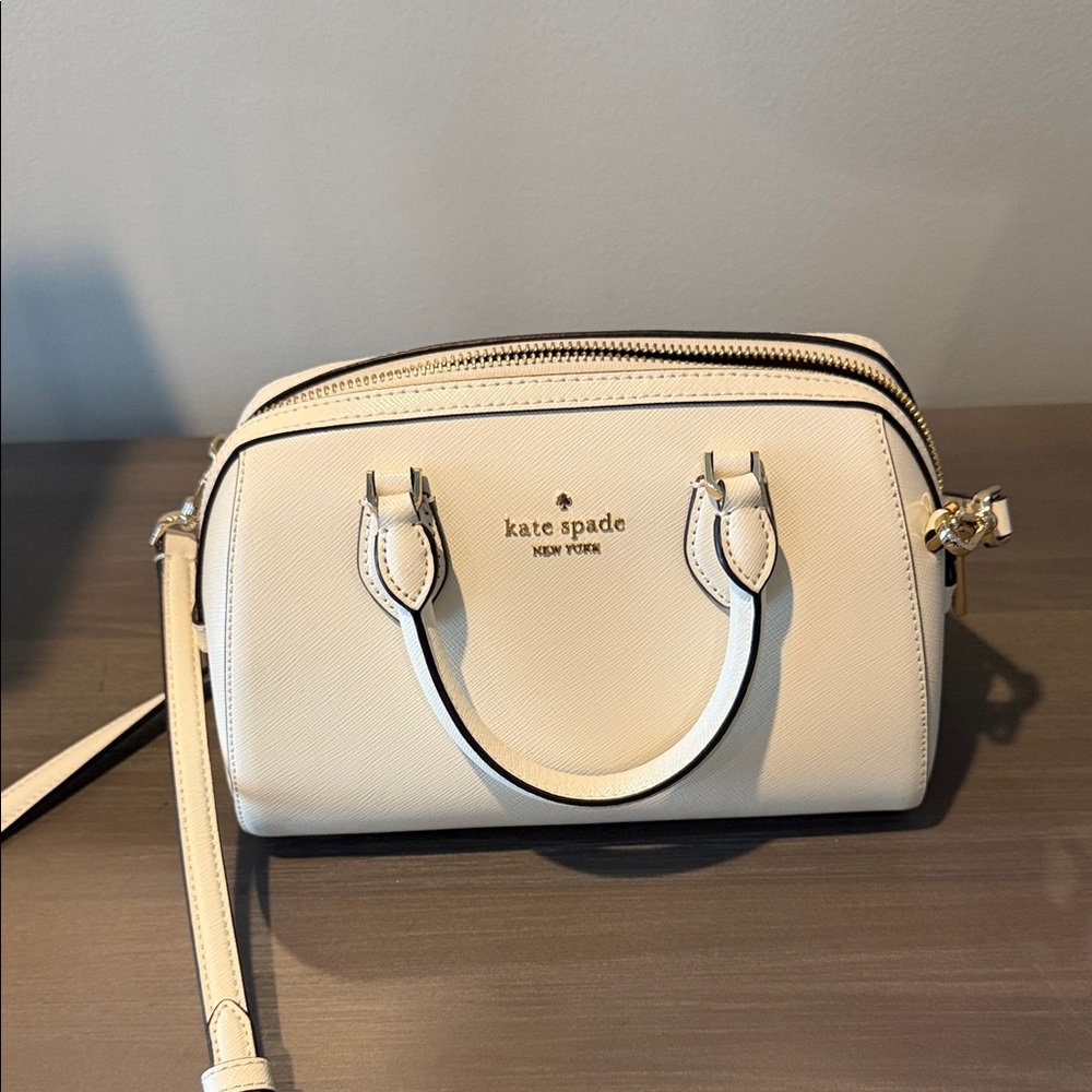 Kate Spade Cream Satchel Bag